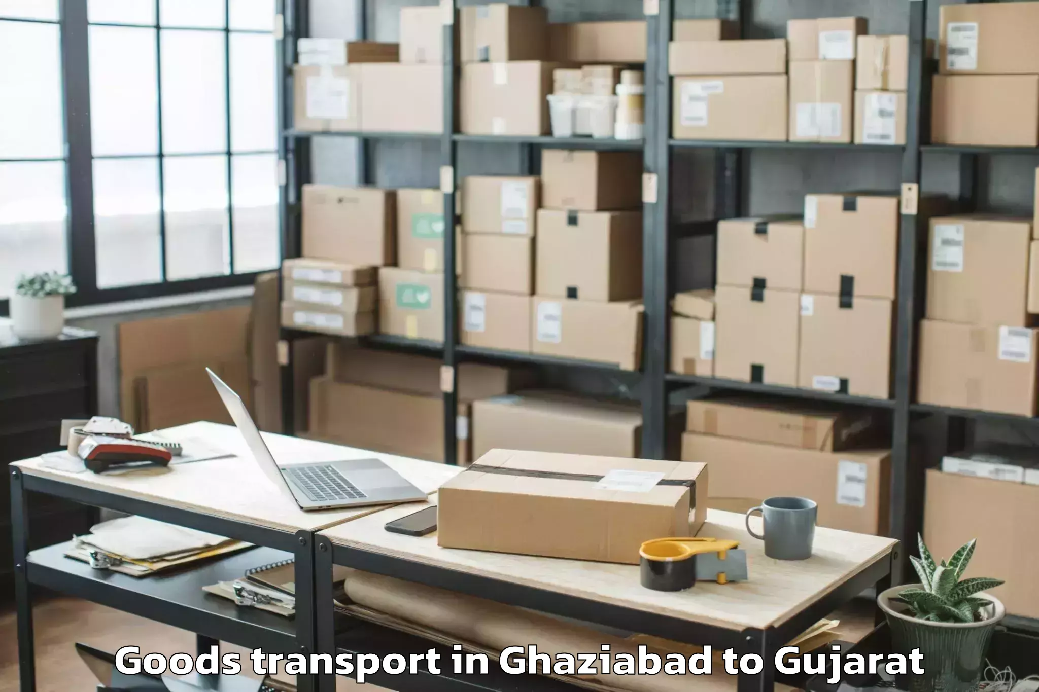 Top Ghaziabad to Gussar Goods Transport Available